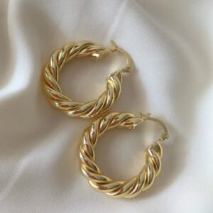 Aretes «Trenza Solar»