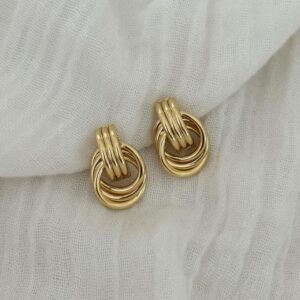 aretes «nudo doré»